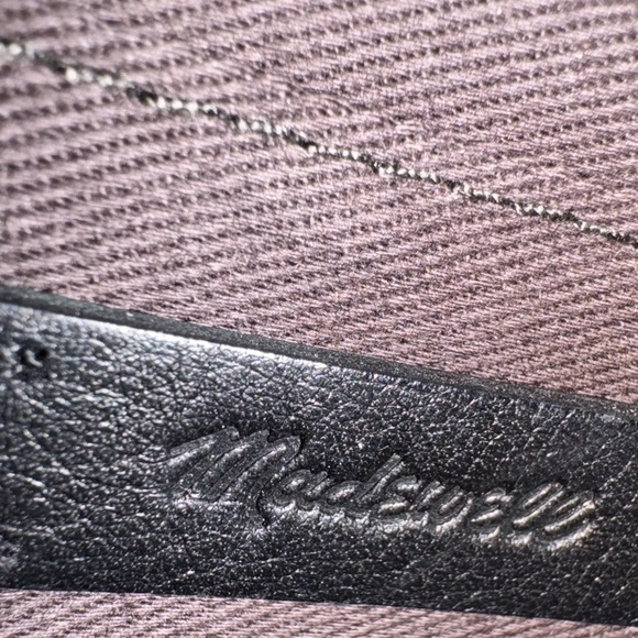 Madewell Leather and Calf Hair Animal Print Clutch - Picture 9 of 10